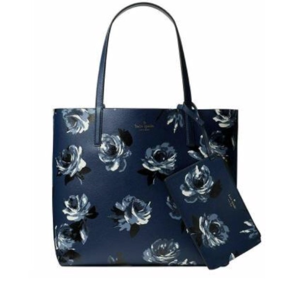 Kate Spade ♠️NWT Reversible Tote Bag With Wristlet - Picture 2 of 8